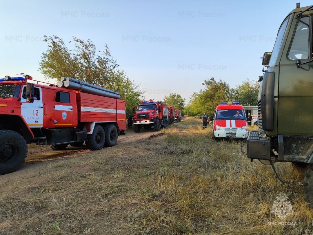Пожар в Городищенском районе Волгоградской области локализован